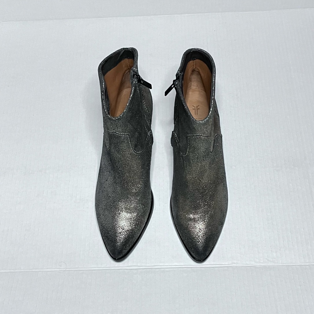 Frye Metallic Ankle Boots - Picture 6 of 14